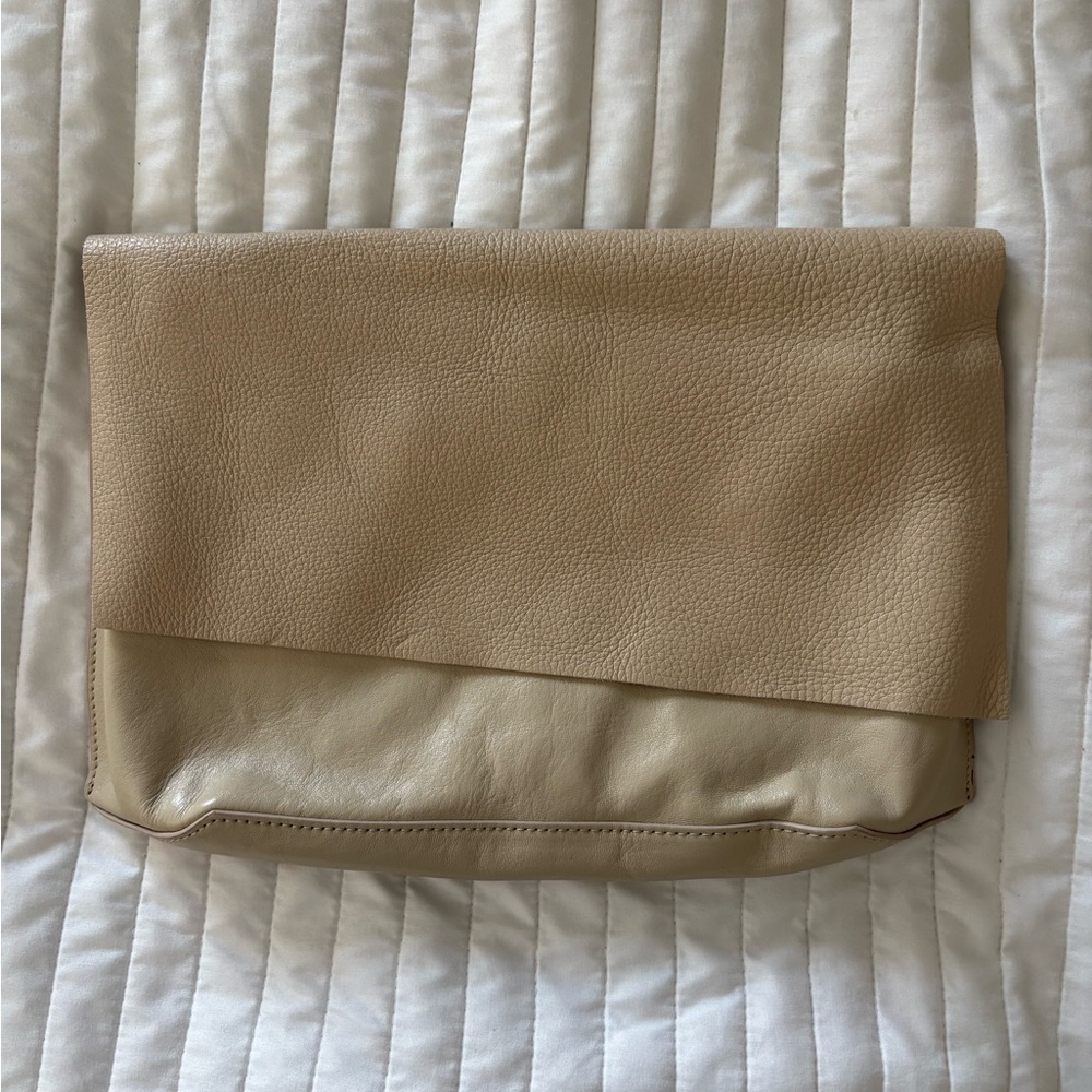 Pour La Victoire Beige Leather Bag